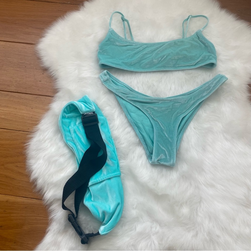 Triangl Swimwear Turquoise Bikini Set